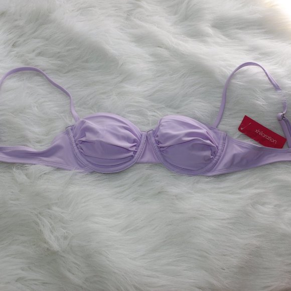 Xhilaration Light Purple Bikini Top - Removable Padding, Adjustable Straps, NWT, - Picture 3 of 9